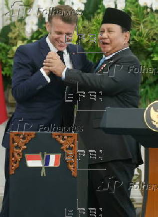 France's President Emmanuel Macron visits Indonesia