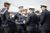 Navy ship Zr.Ms. Tromp returns homeafter deployment in the Baltic Sea and Arctic