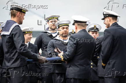 Navy ship Zr.Ms. Tromp returns homeafter deployment in the Baltic Sea and Arctic