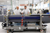 Britain's Defence Secretary John Healey visits MBDA Storm Shadow factory in Stevenage