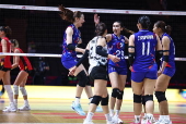 FIVB Volleyball Women's Nations League - Belgium vs Thailand