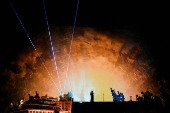 The Weeknd performs at MetLife Stadium in East Rutherford
