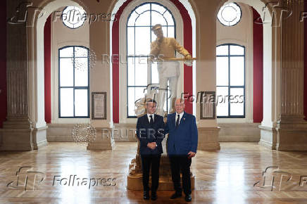 French President Emmanuel Macron visits Monaco