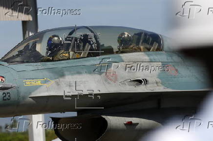 Indonesian Air Force holds security drill