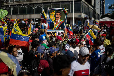 Chavistas marchan en Venezuela en respaldo a Maduro ante 