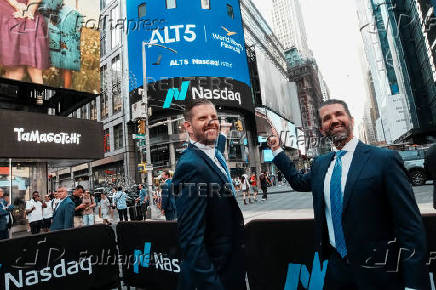 World Liberty Financial and ALT5 Sigma at the Nasdaq Market, in New York