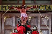 Good Friday procession in South Tangerang