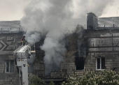 At least two people died and seven people were injured during the overnight Russian attack in Kyiv