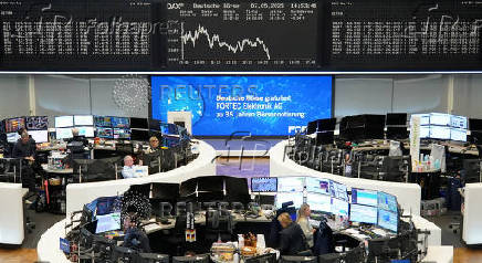 German share price index DAX graph is pictured at the stock exchange in Frankfurt