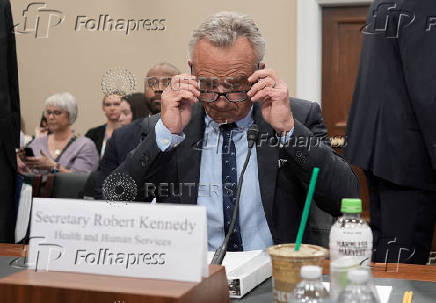 U.S. Health Secretary Kennedy testifies before a House Appropriations Labor, Health and Human Services, Education, and Related Agencies Subcommittee hearing, in Washington