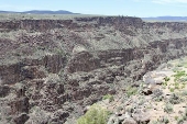 Ponte do desfiladeiro do rio grande em taos - novo méxico.