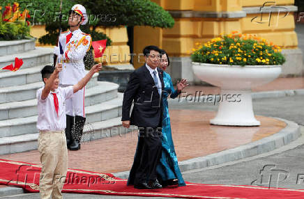 French President Macron visits Vietnam