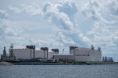 A view of Golden Pass LNG facility located in Port Arthur