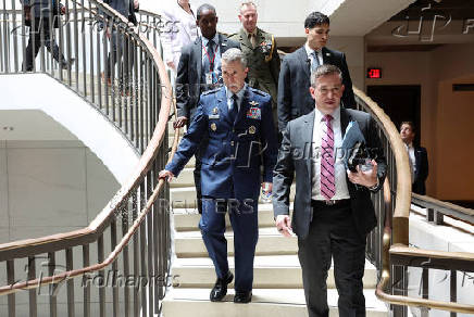 Closed briefing on the situation in Iran for members of the U.S. Senate on Capitol Hill in Washington, D.C