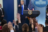 President Trump holds White House press conference