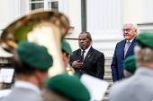 Papua New Guinea's Governor General Bob Dadae visits Berlin