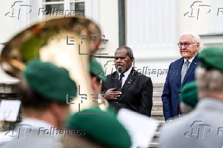 Papua New Guinea's Governor General Bob Dadae visits Berlin