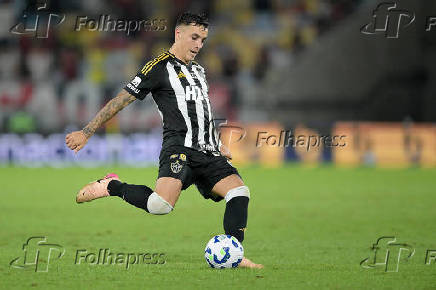 Partida entre Flamengo e Atletico Mineiro válida pela  Copa do Brasil.