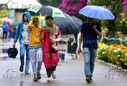 Heavy rain in Bangalore
