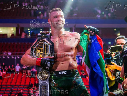 FILE PHOTO: UFC 312 - Dricus Du Plessis v Sean Strickland