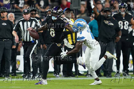NFL: Detroit Lions at Baltimore Ravens