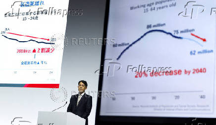 Toyota Motor holds a media briefing for the financial results in Tokyo