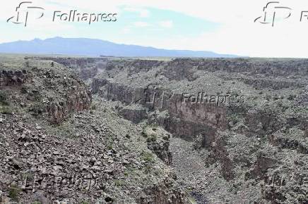 Ponte do desfiladeiro do rio grande em taos - novo méxico.