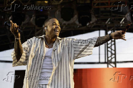 Cantor baiano Leo Santana na Virada Cultural 2025