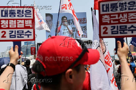Presidential candidates attend their election campaign rallies