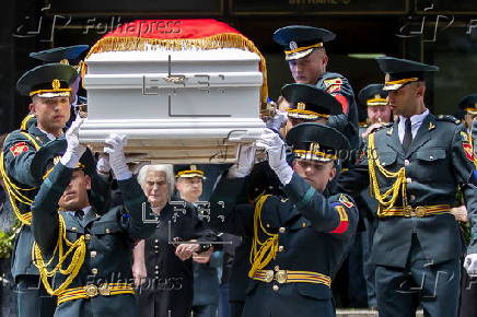 Funeral ceremony of Moldovan composer Eugen Doga in Chisinau