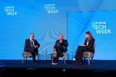 Prime Minister Keir Starmer attends a conference in London