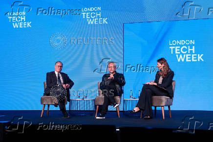 Prime Minister Keir Starmer attends a conference in London