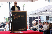 Unveiling ceremony for actor Christian Slater's star on the Hollywood Walk of Fame in Los Angeles