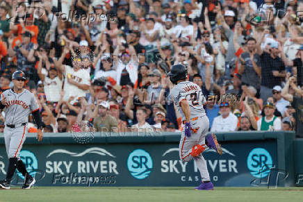 MLB: San Francisco Giants at Athletics
