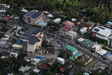 A view of Koror, Palau?s main town