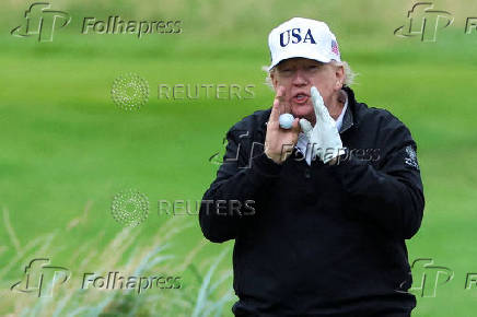 U.S. President Trump visits Scotland