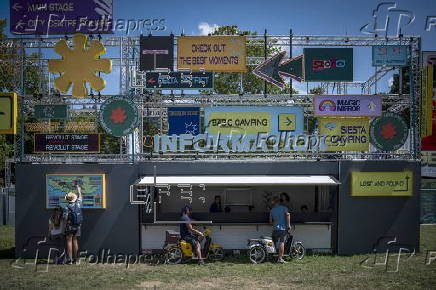 Sziget Festival on Shipyard Island in Budapest