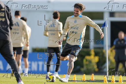 Entrenamiento selección argentina de fútbol