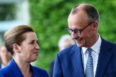 Denmark's Prime Minister Frederiksen visits Germany