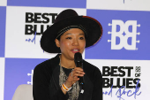 Coletiva de imprensa com as das cantoras Larissa Liveir e Judith Hill