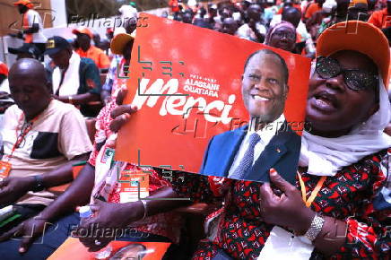 Ivorian presidential party congress in Abidjan