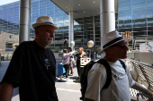 Israeli nationals arrive at Ben Gurion International airport from abroad, in Tel Aviv