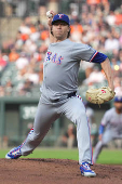 MLB: Texas Rangers at Baltimore Orioles