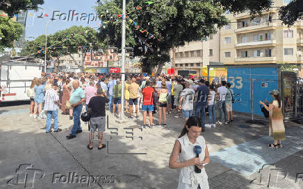 Concentración convocada en el barrio de La Isleta, en Las Palmas, por colectivos anti inmigración
