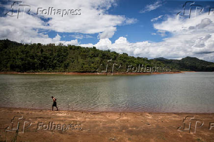 Represa do Cachoeira registra nível mais baixo desde 2015 no Sistema Cantareira