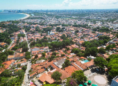 Vista aérea da cidade de Olinda