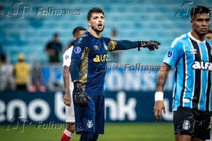 Partida entre grêmio e club atlético grau (per) pela copa conmebol sudamericana 2025