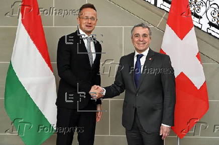 Hungarian Foreign and Trade Minister Peter Szijjarto visits Switzerland