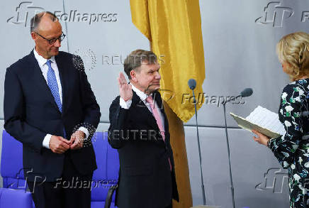 Swearing-in ceremony of new cabinet, in Berlin