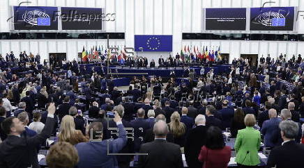 EU Parliament marks the 80th anniversary of the end of WWII in Europe